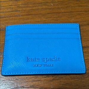Kate Spade Blue Card Holder